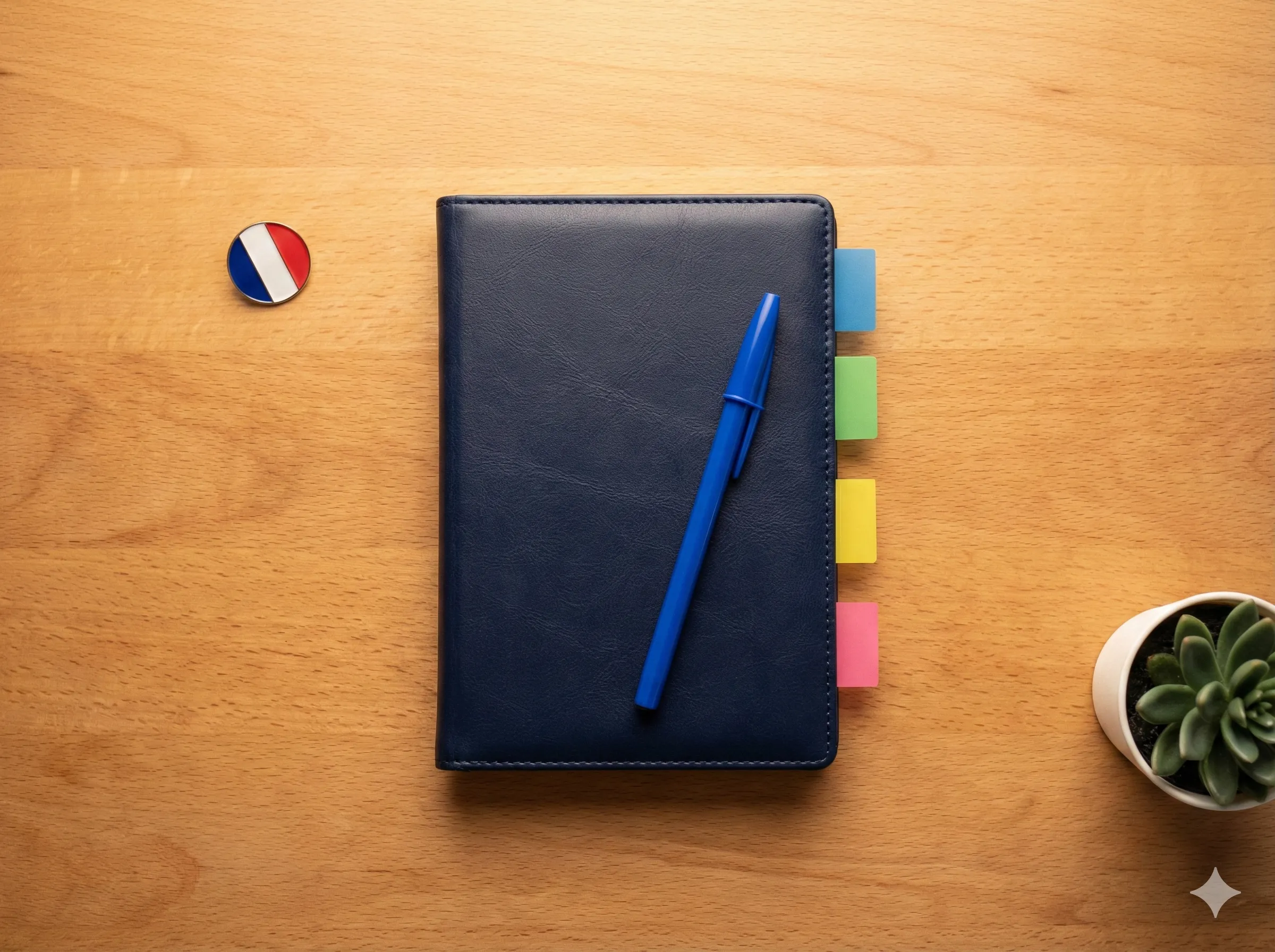 Calendrier compact montrant les 4 semaines du plan de révision pour l'examen civique.